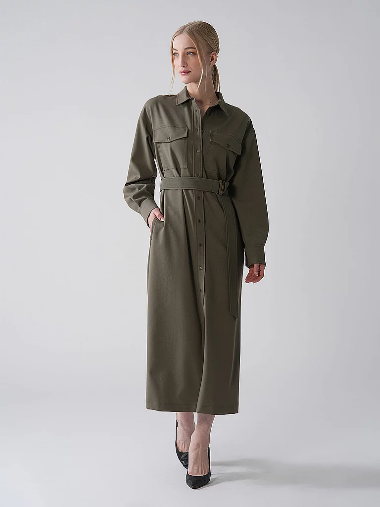 WEEKEND MAX MARA Midikleid CLOWN olive   34 damen 2